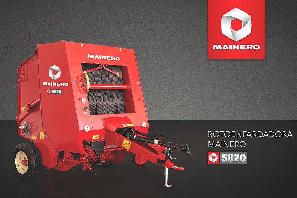 Rotoenfardadora Mainero 5820 - Rollos 1,20x1,50 Mts.