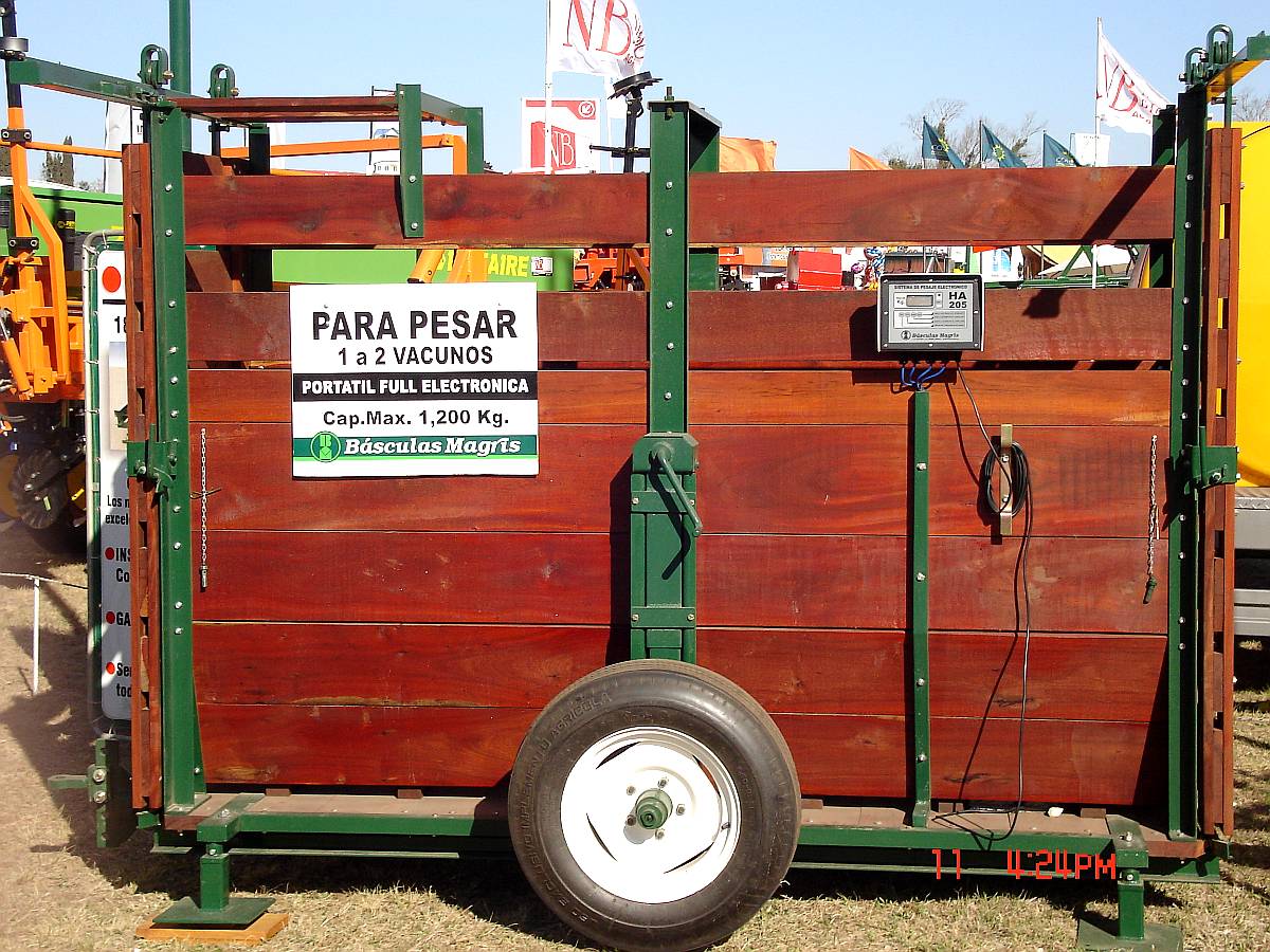 Balanza Animales B. Magris para Hacienda Portatil