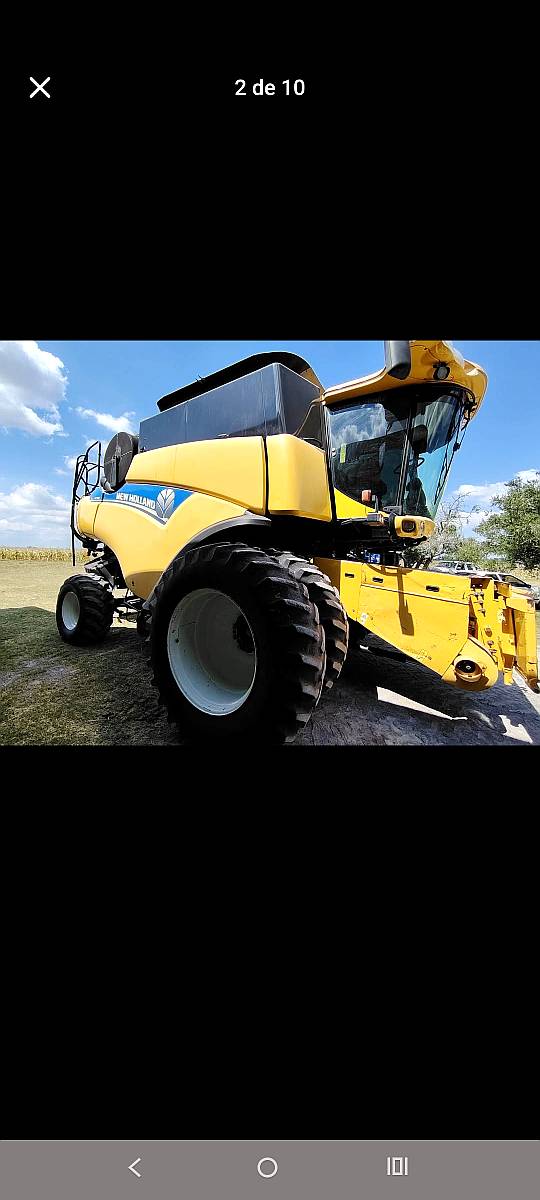 New Holland 6080 año 2014 Cabezal 30 Pies