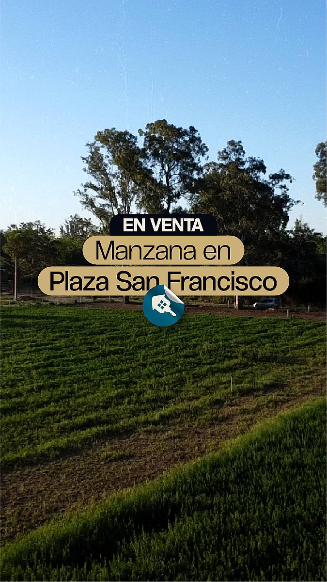 En Venta 1 Hectárea en Plaza San Francisco, Prov. de Córdoba