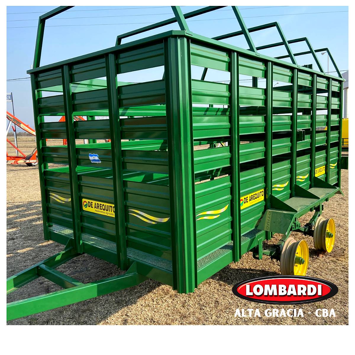 Acoplado Jaula para Hacienda 4x2mts - Disponible