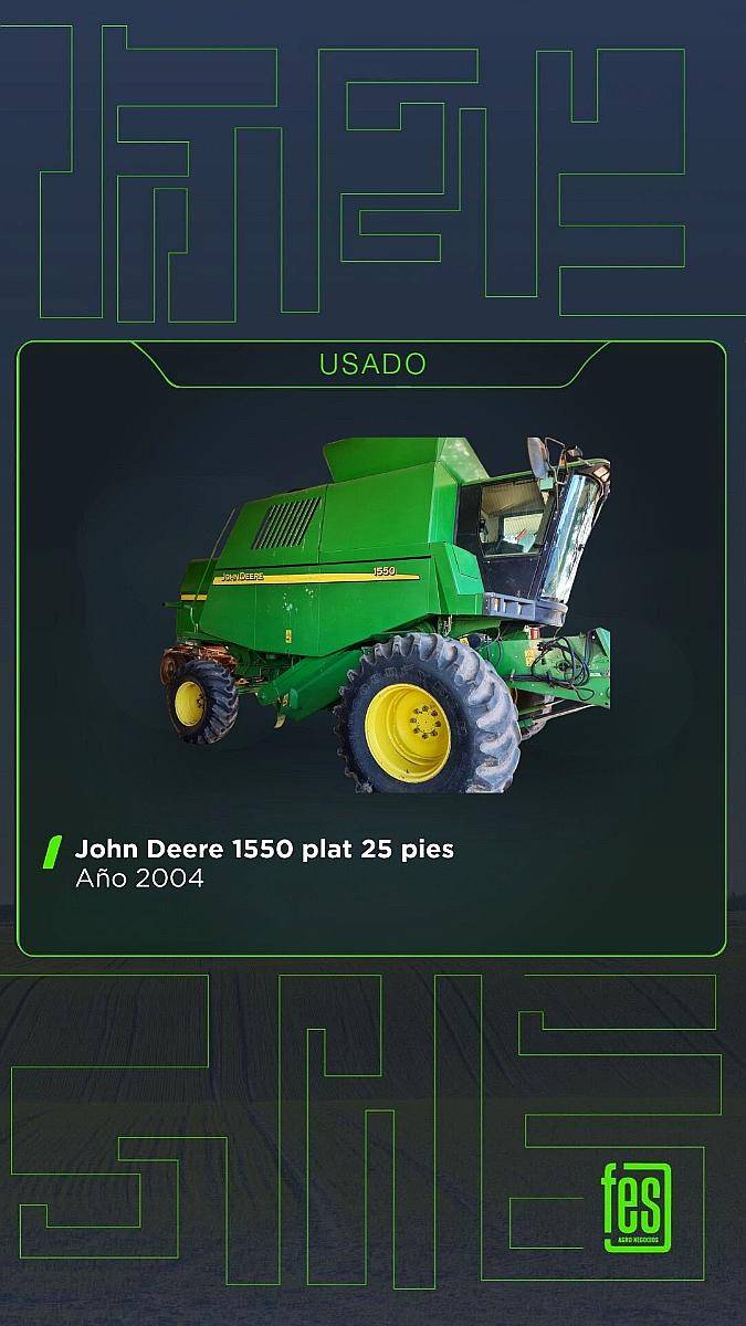 Osechadora John Deere 1550 2004