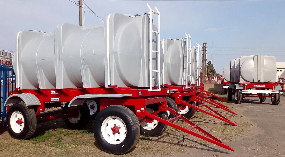 Acoplado Tanque Plastrong 10000 Lts 2 Ejes 3 Pulgadas