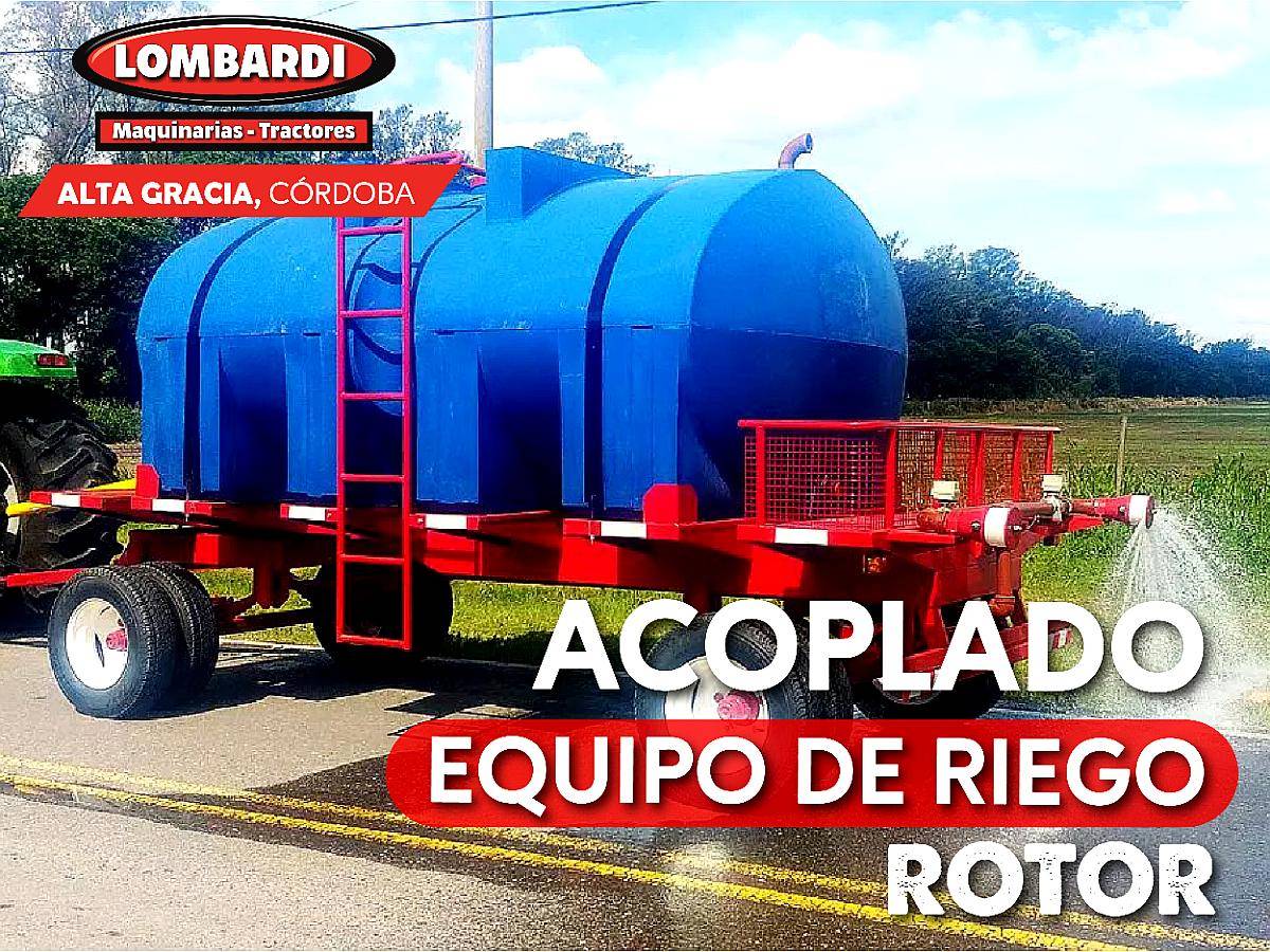 Acoplado Tanque 8000lts con Equipo de Riego