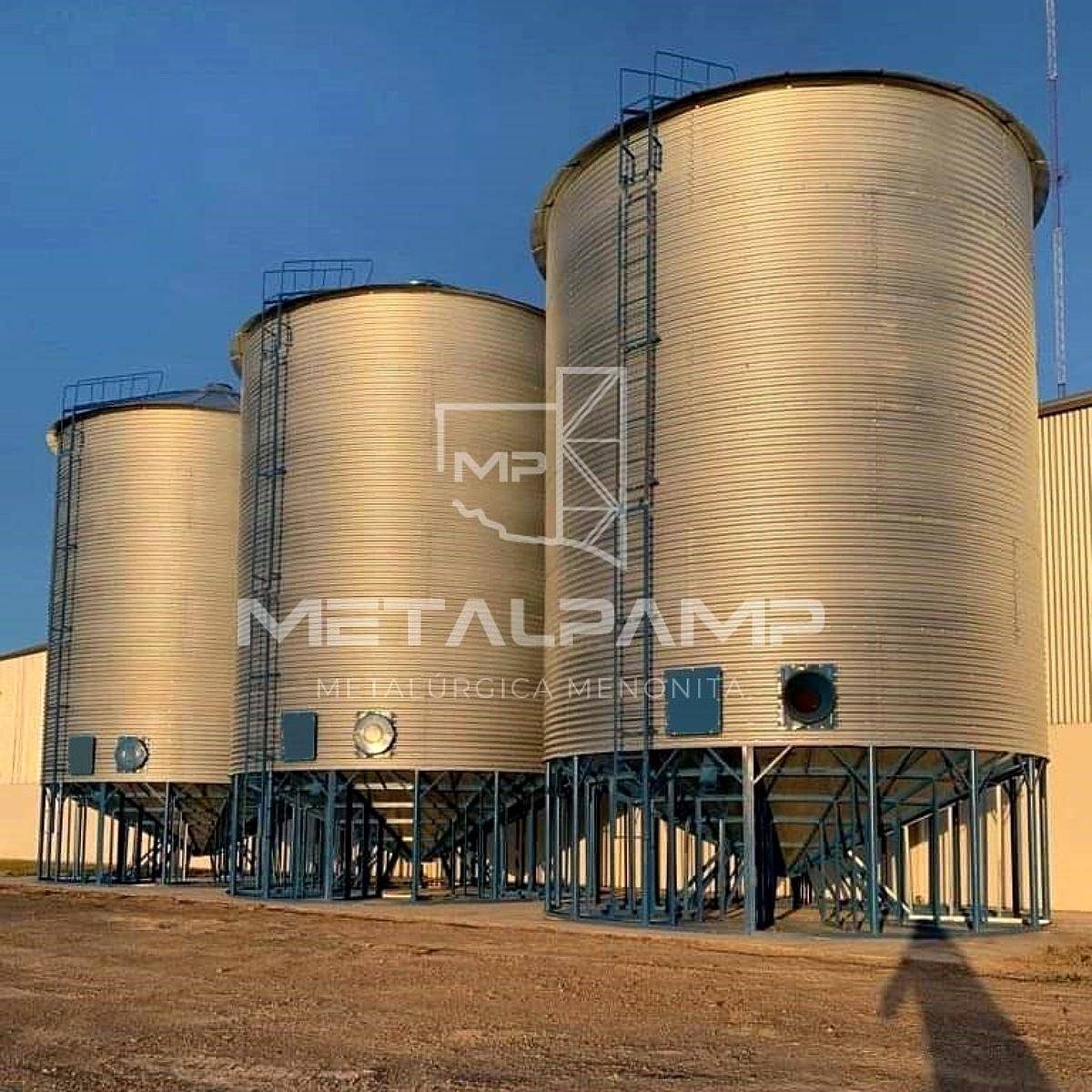 Silos Aéreos. Metalpamp Metalúrgica Menonita