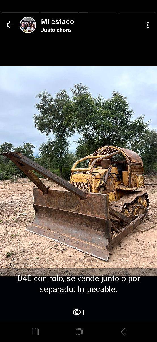 Caterpillar D4, Serie E. con Rolo Incluido, de 2,50.