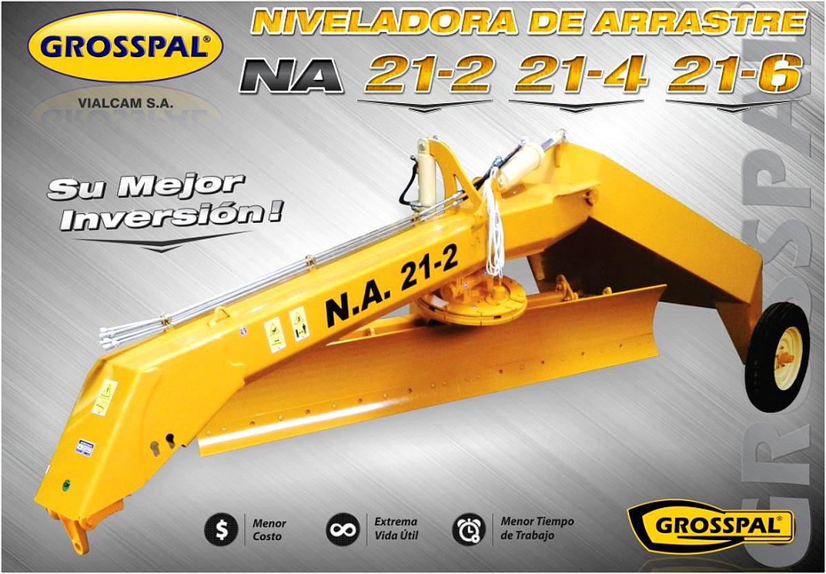 Niveladora de Arrastre NA 21-6 - Grosspal