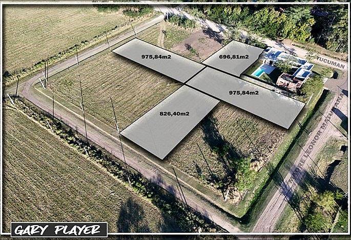 Loteo Gary Player - Suipacha - Pba. Sup. 700 a 1000m2