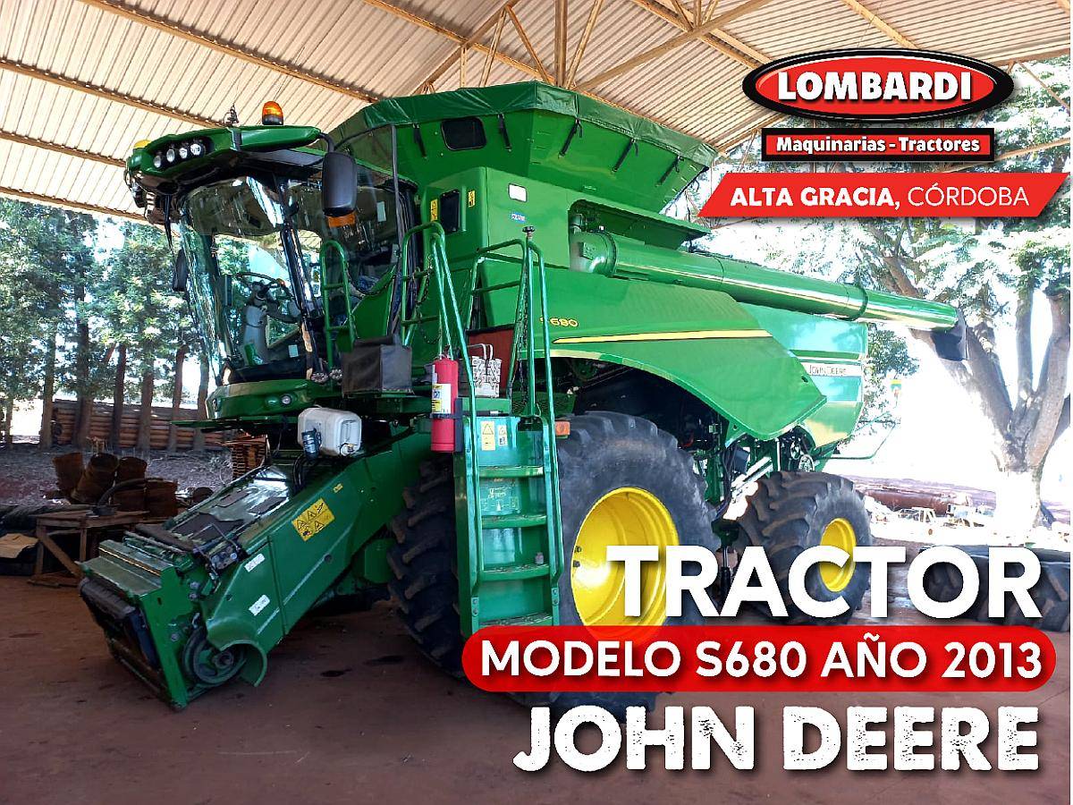 Cosechadora John Deere S680 Importado de Brasil + Impuestos