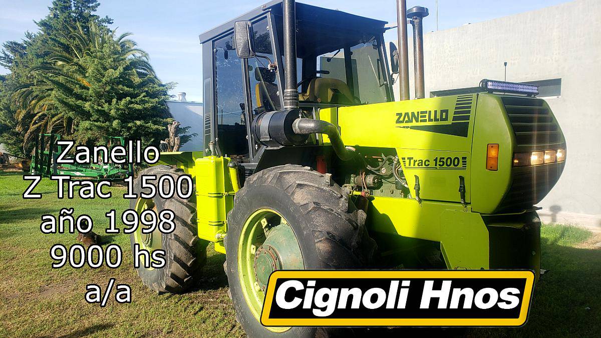 Zanello Ztrac 1500, Motor Cummins 160 HP, Vende Cignoli Hnos Agroads