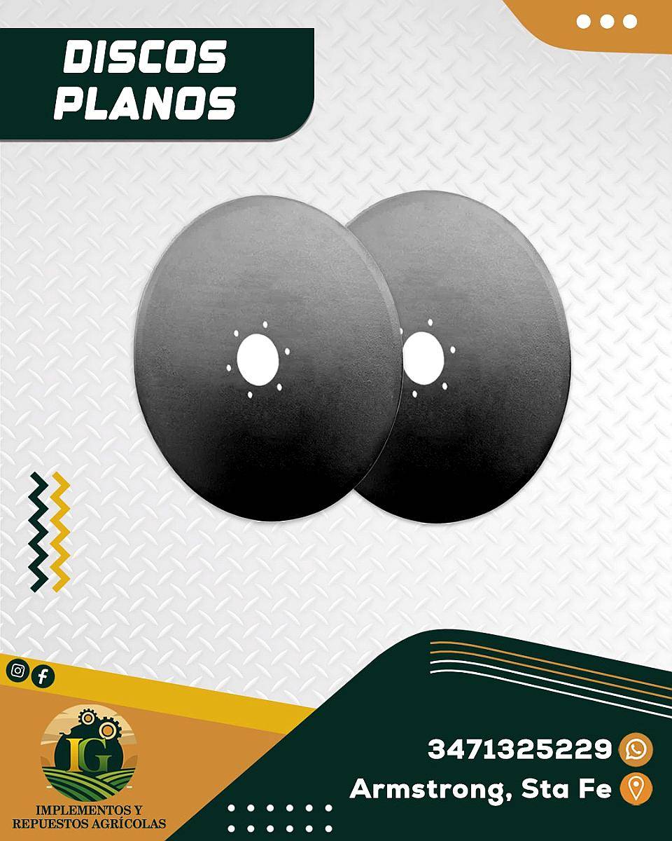 Disco Plano / Disco Plantador 16 X 4 MM.