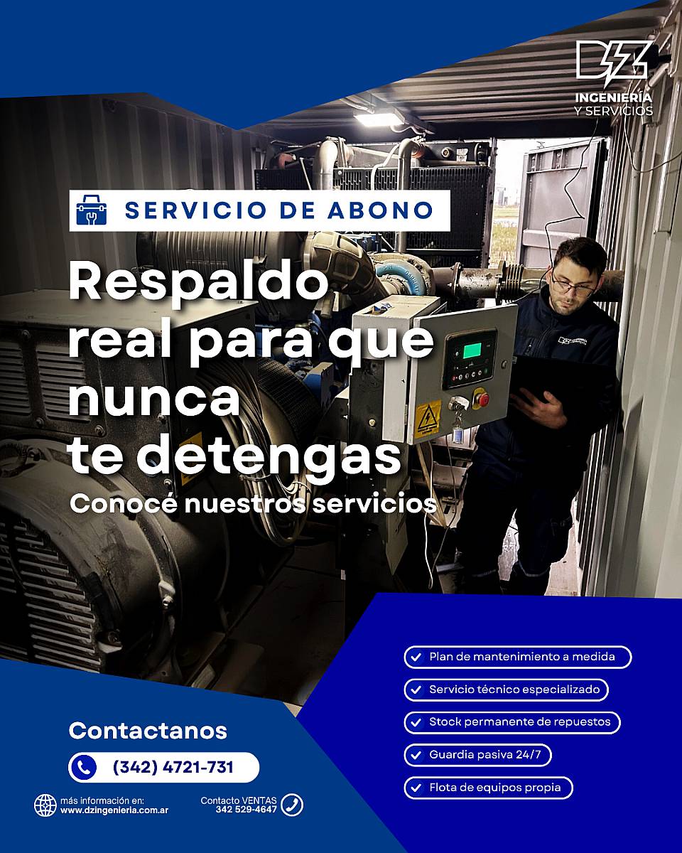 Servicio Técnico Especializado en Grupos Electrógenos