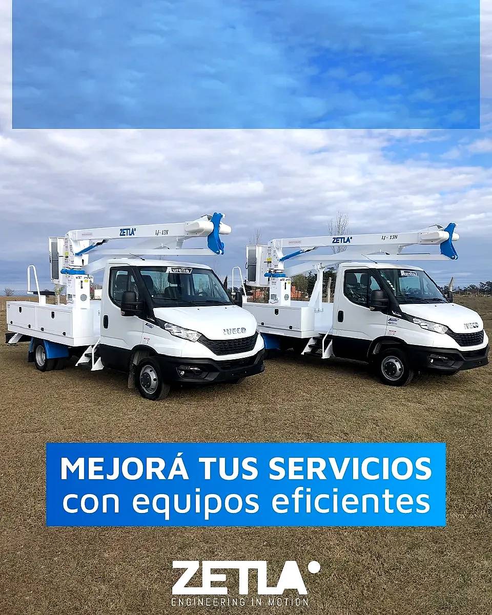 Hidroelevador Zetla LJ 13 (13 Mts Altura de Trabajo)