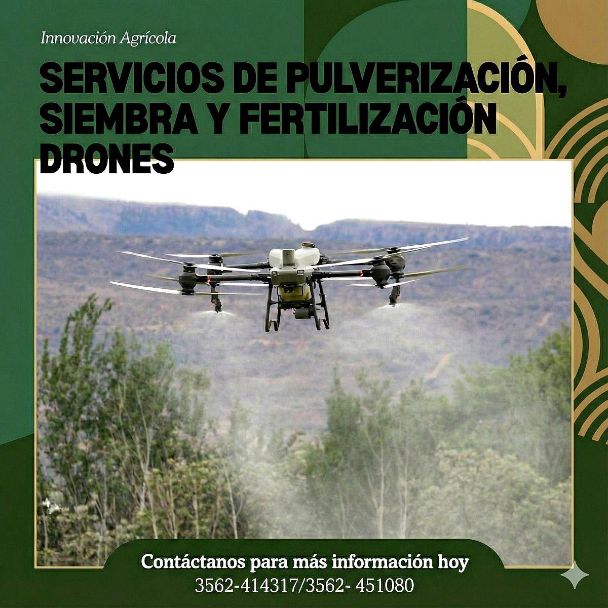 Soluciones Aéreas: Aplicación y Siembra con Drones.