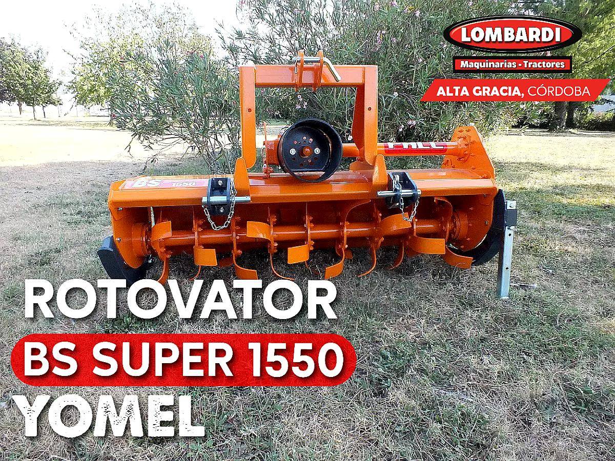 Rotovator BS Super 1550 C/cadena - Yomel - Disponible