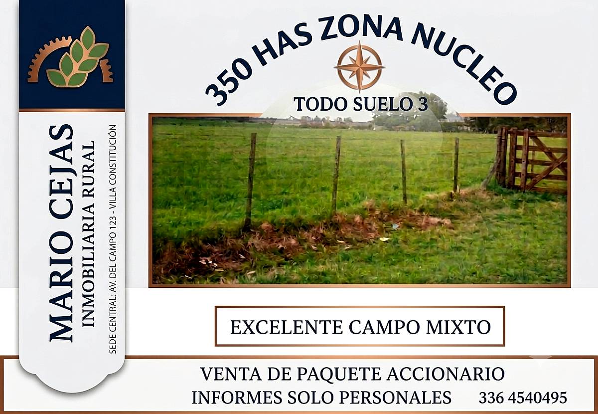 350 Has Mixtas Zona Nucleo