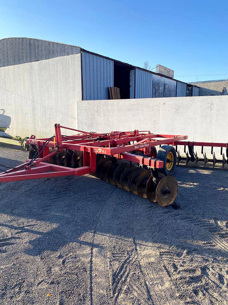 Rastra de Discos Desencontrada Corti Gallo Negro DE44 Platos