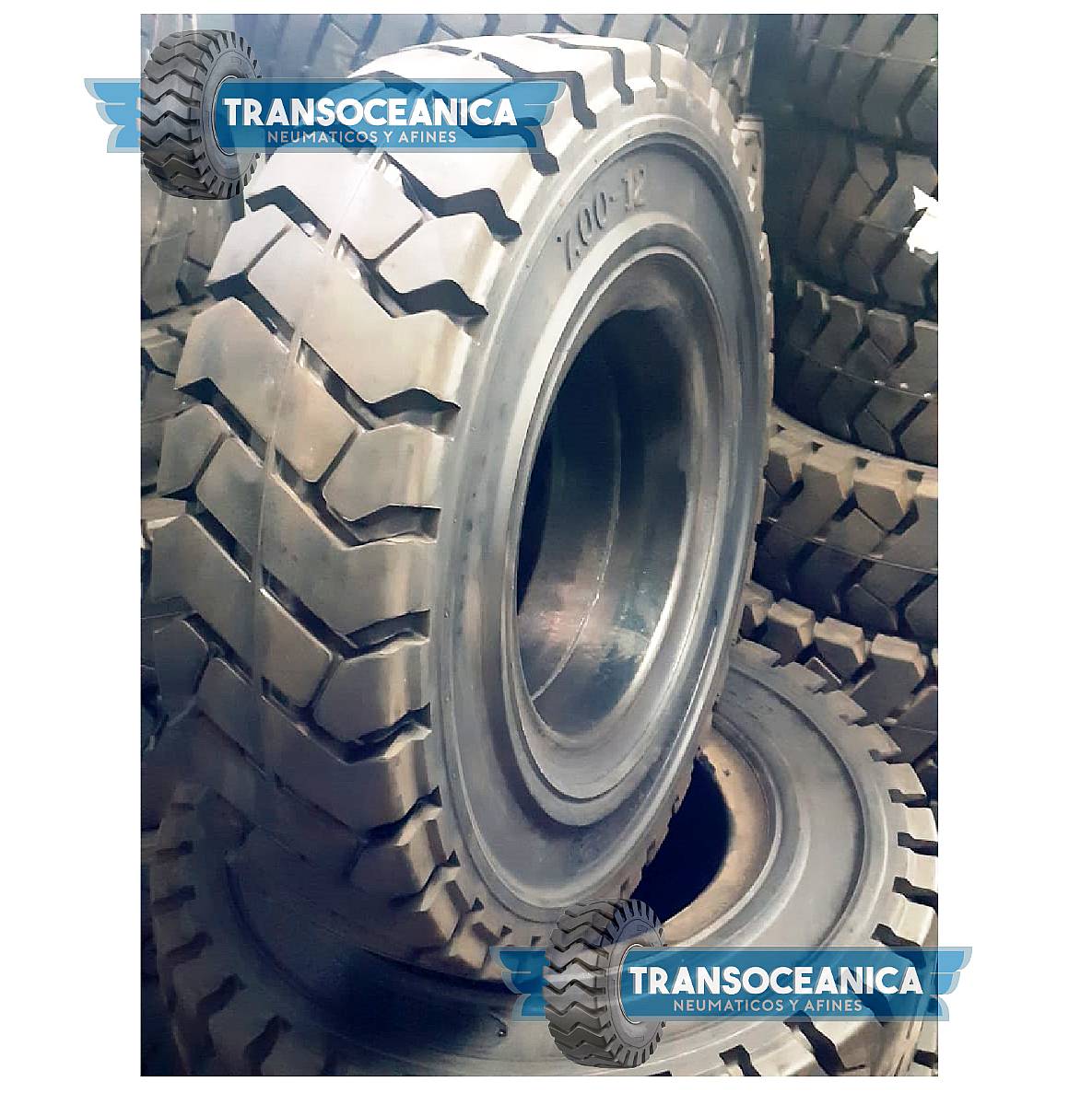 Rueda Solida Autoelevador Linde 21x8-9 Sistema Quick Europeo