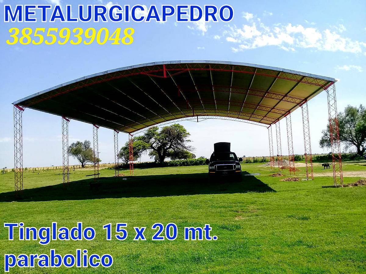 Tinglado 15 X 20 MT Parabólico [ Metalúrgicapedro]