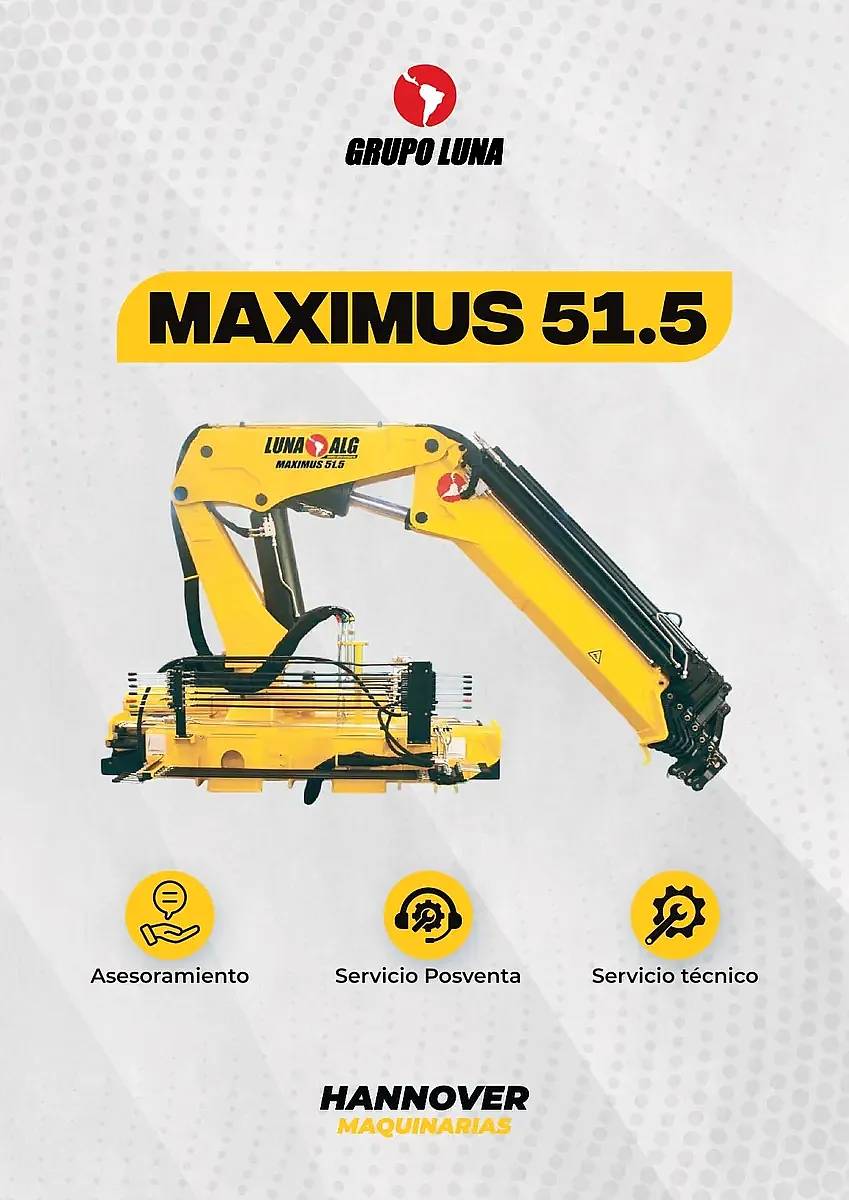 Hidrogrua Luna ALG LN 51508 + Radio Control + CME + Kit.