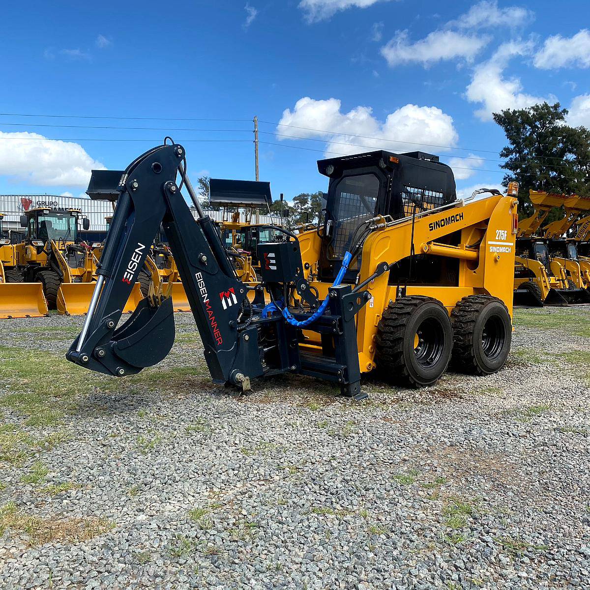 Minicargadora Brazo Retroexcavador 75hp Sinomach 275fa