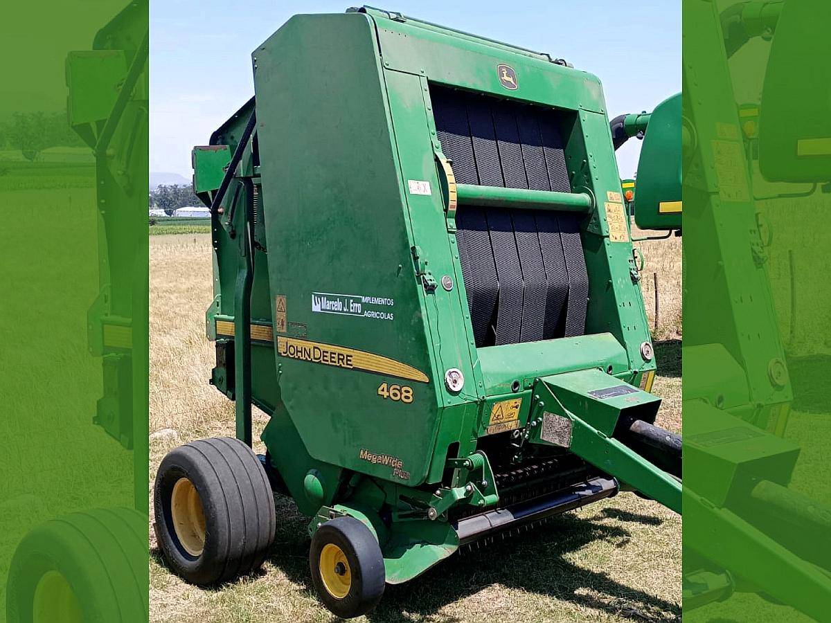 Rotoenfardadora John Deere 468, año 2011