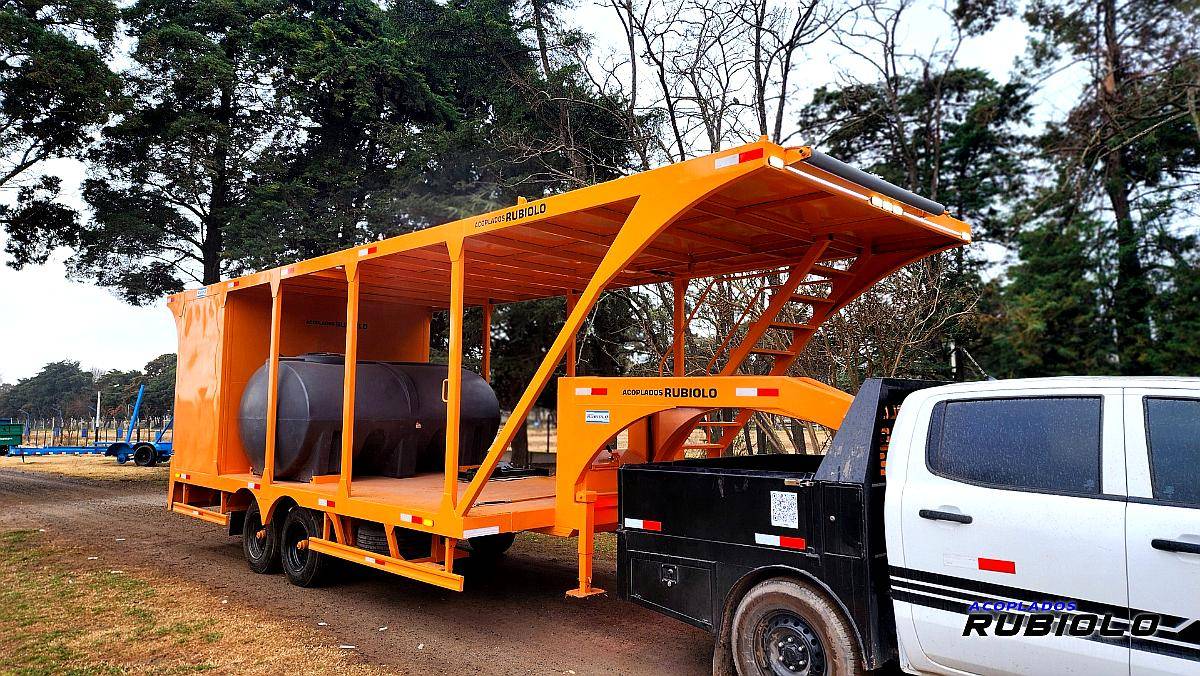 Semirremolque Abierto Homologado para Drones Fumigadores