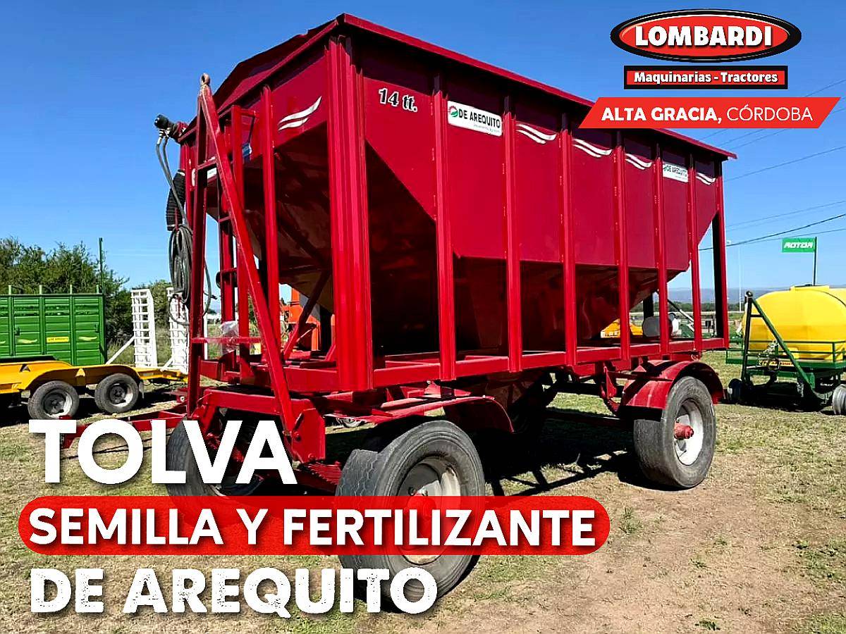 Acoplado Tolva para Semilla y Fertilizante 14tn - Disponible