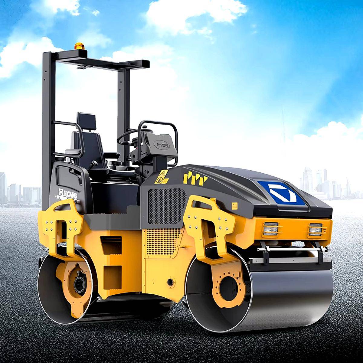 Rodillo Compactador Liso Doble Xcmg XMR303