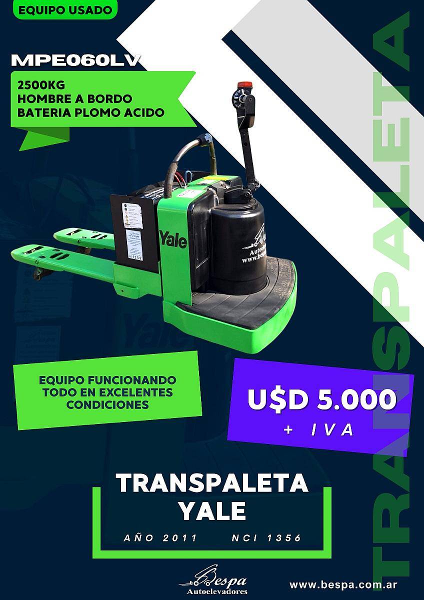 Transpaleta Yale Mpe060lv 2011