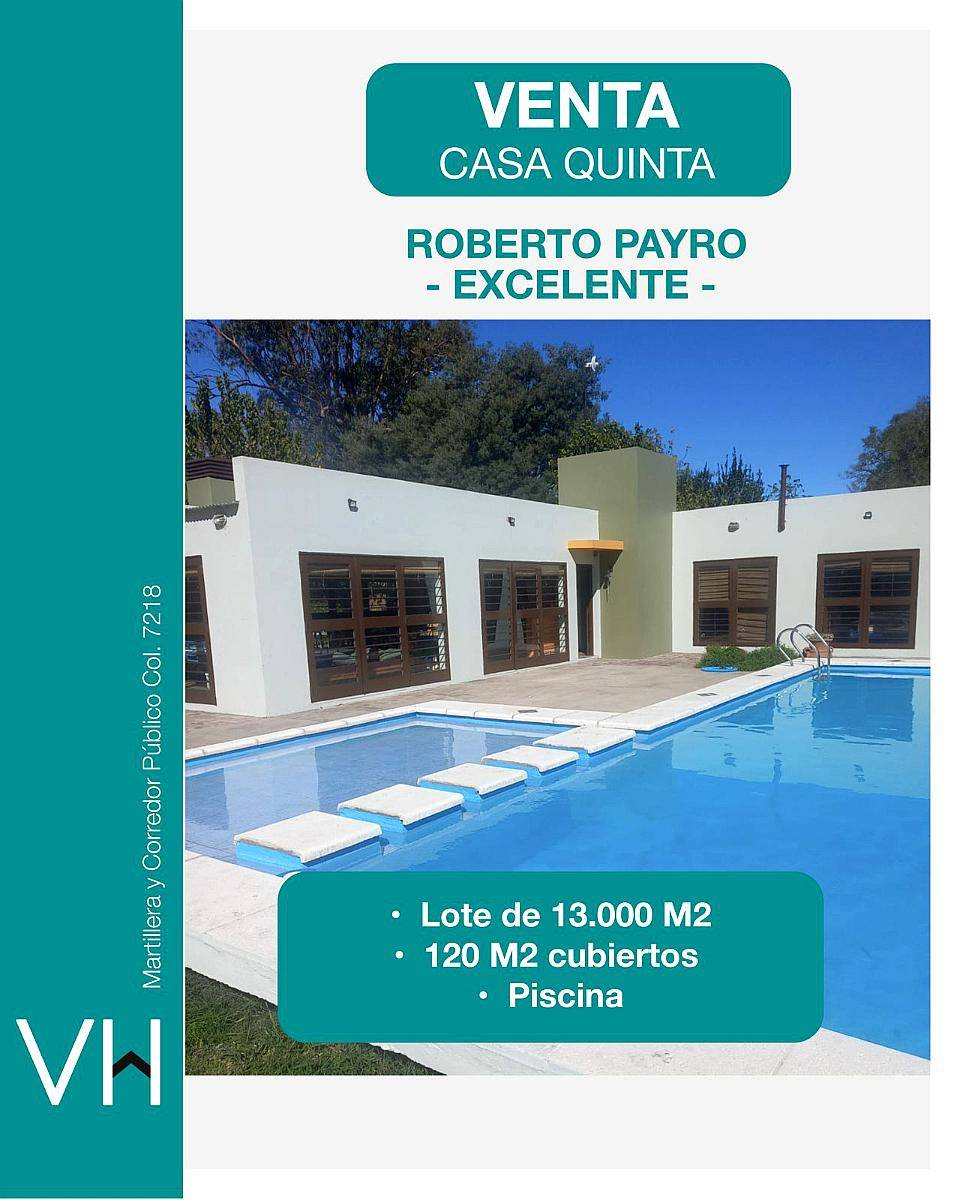 Hermosa Casaquinta en Payró