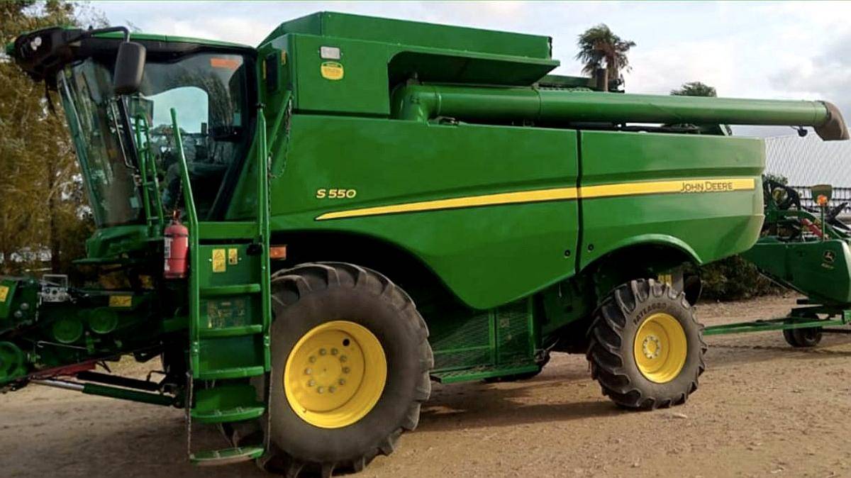 John Deere S 550, 30 Pies, Piloto y Mapeo