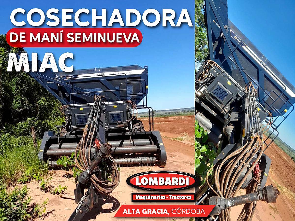 Cosechadora de Maní Miac para Importar de Brasil + Impuestos