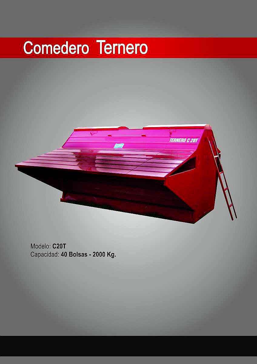 Comederos Terneros Capacidad Kg 2000