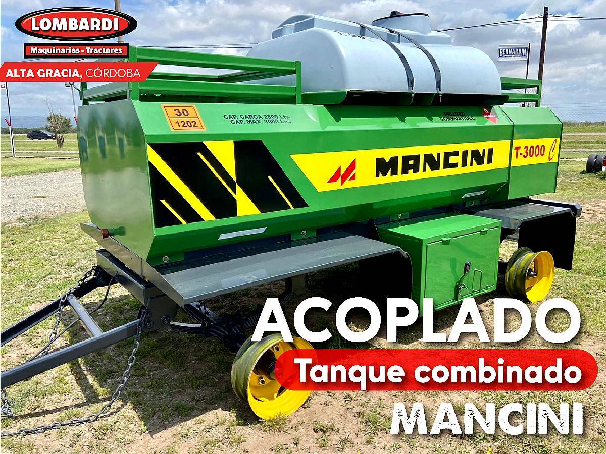 Acoplado Tanque Combinado Mancini 3000lts - Disponible