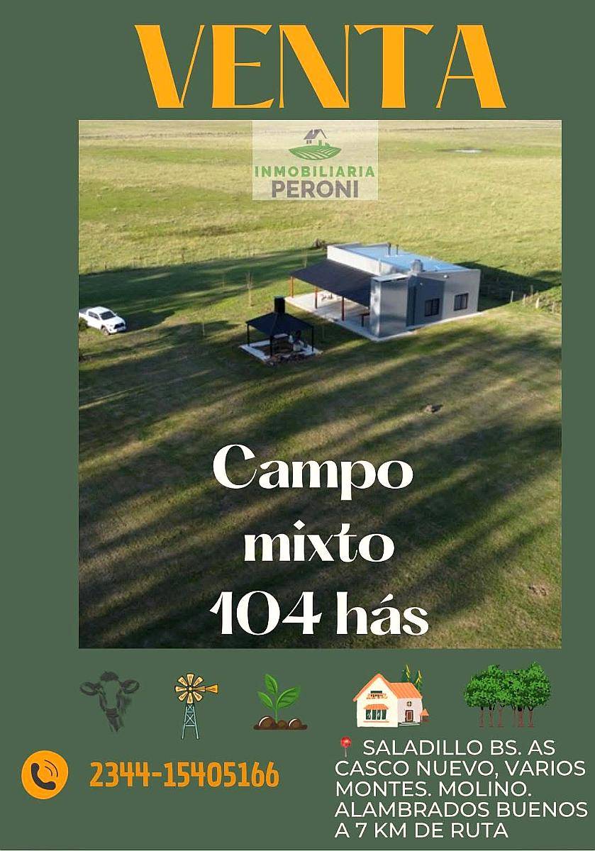 Campo de 104 , Mixto con Casa Ymejoras