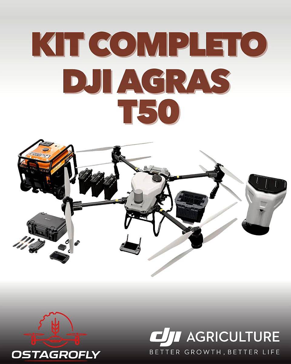 Kit Completo DJI Agras T50 + 2 Cursos de Piloto