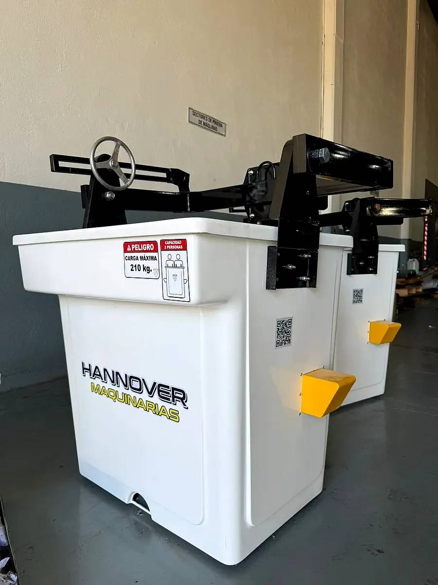 Barquilla Doble HNV para Hidrogrua con Freno