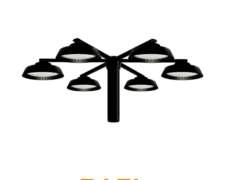 Luminaria Alumbrado Publico Circular X De 400w A 1000w