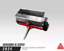 Arenadora de Césped Capacidad de Tolva 500 Kg