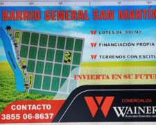 Loteo en Mojon SGO del Estero 120 Cuotas Fijas MIN Anticipo