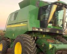 Cosechadora John Deere 1550, año 2008, Plataforma 625 Hidro