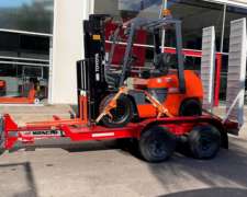 Trailer Mancni para Minicargadora - Autoelevador - Bobcat