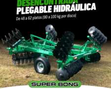 Super Bong Desencontrada Rdtdp 60+2 Platos 100 Kgs X Disco