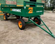 Acoplado Rural 4 Toneladas con Barandas Agromec