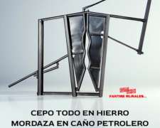 Cepo 100% de Hierro con IPN y Caño Petrolero.
