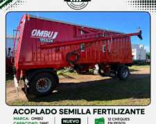 -acoplado Semilla Fertilizante Marca Ombu 24m3