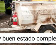 Cisterna Usada de 1500 Litros con Bomba