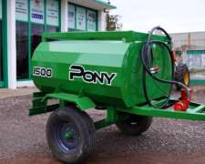 Acoplado Tanque 1500lts Pony