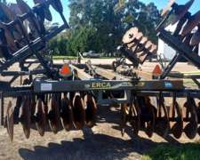 Rastra de Disco Erca 56 Platos con Salida Hidrauilca Tras.